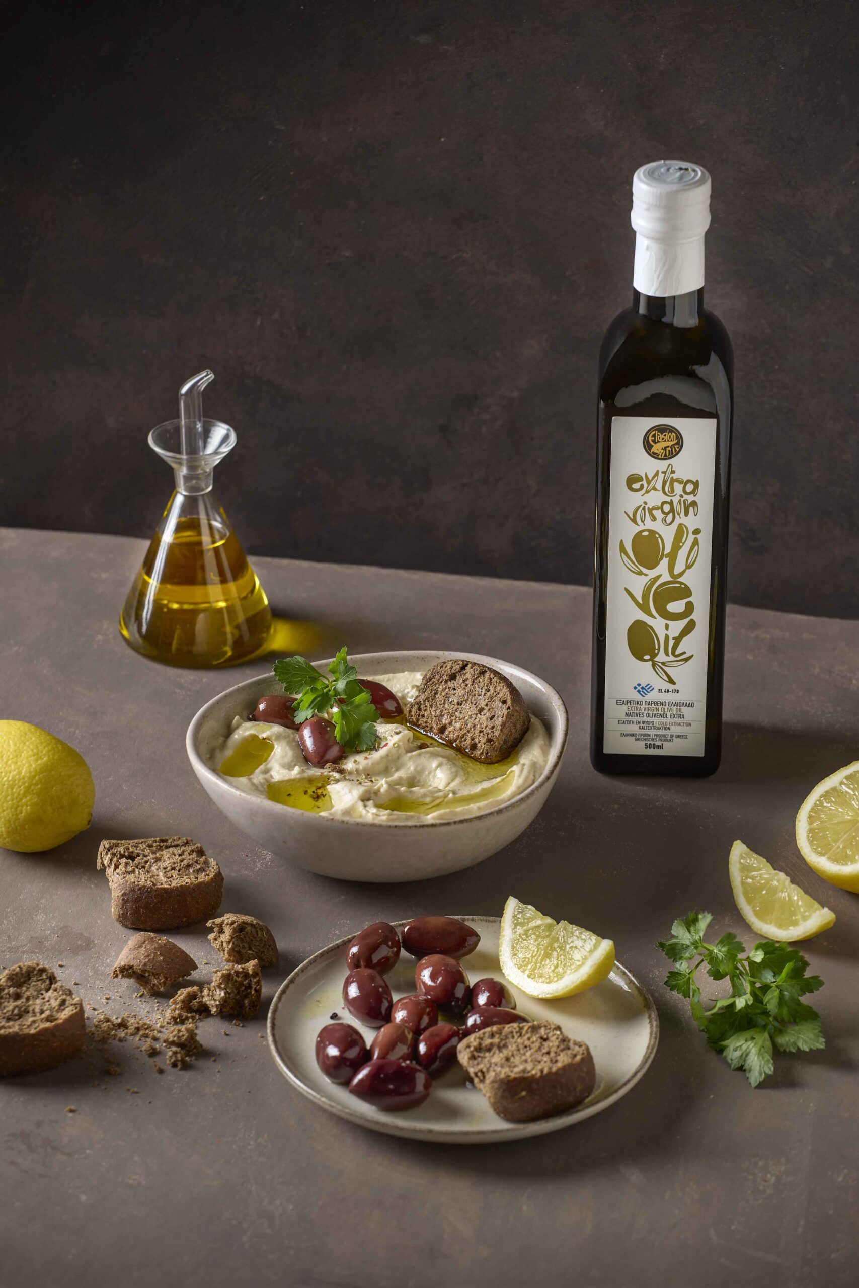 ELASION Extra Virgin Olive Oil packaging