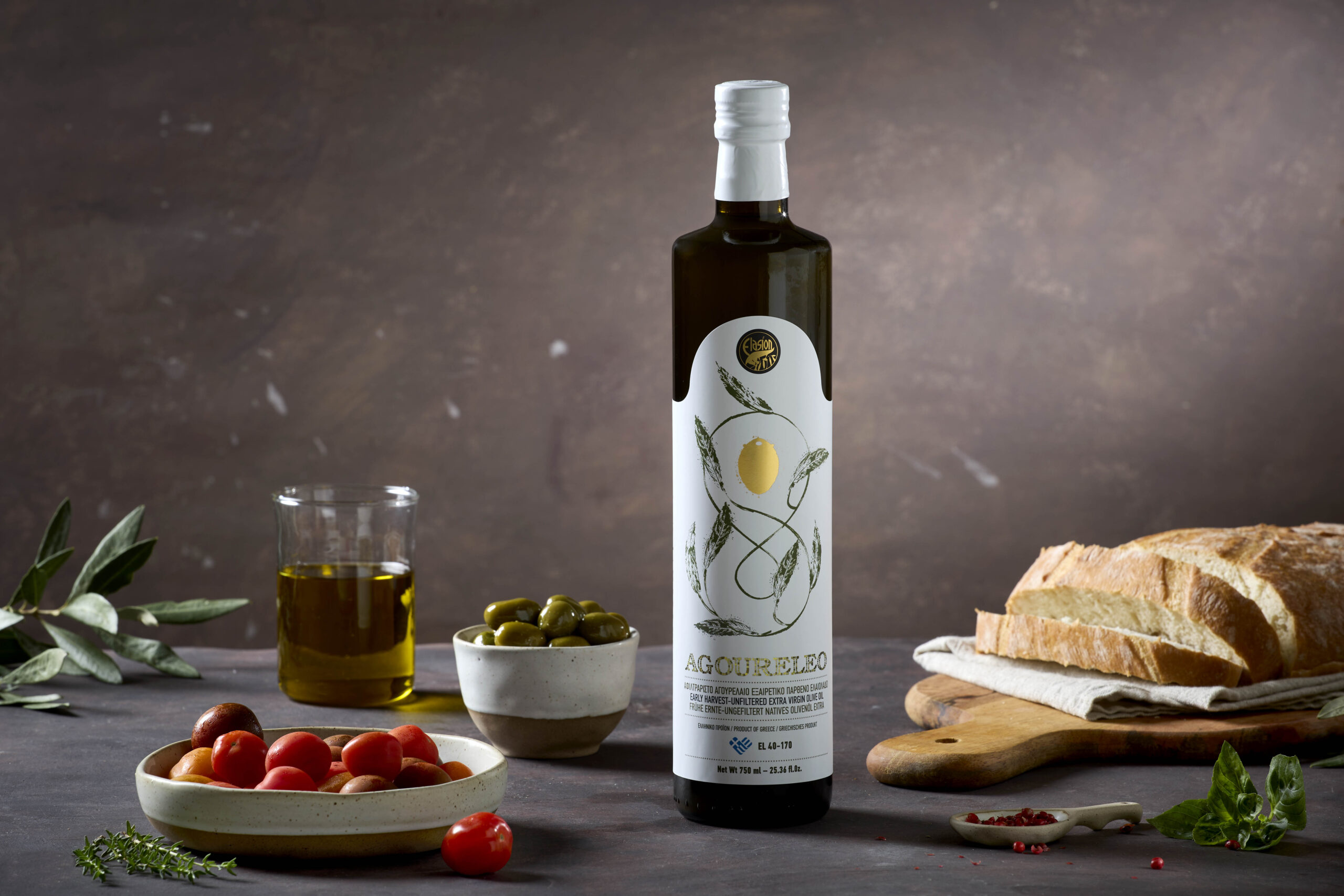 Early olive harvest in Crete