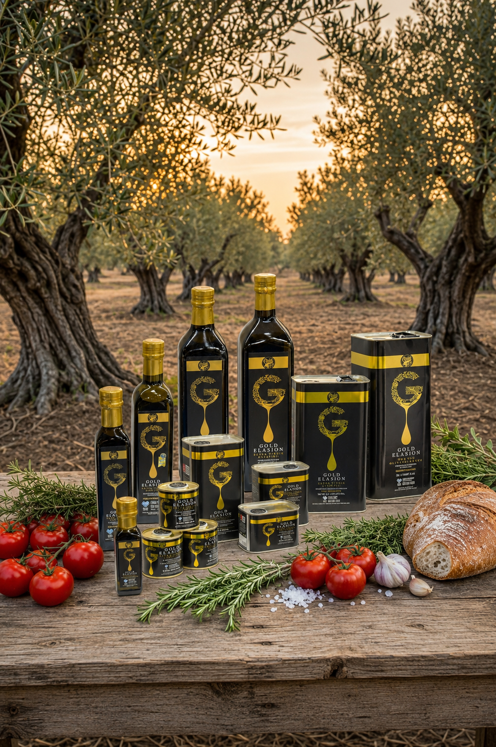 ELASION Gold Extra Virgin Olive Oil from Crete