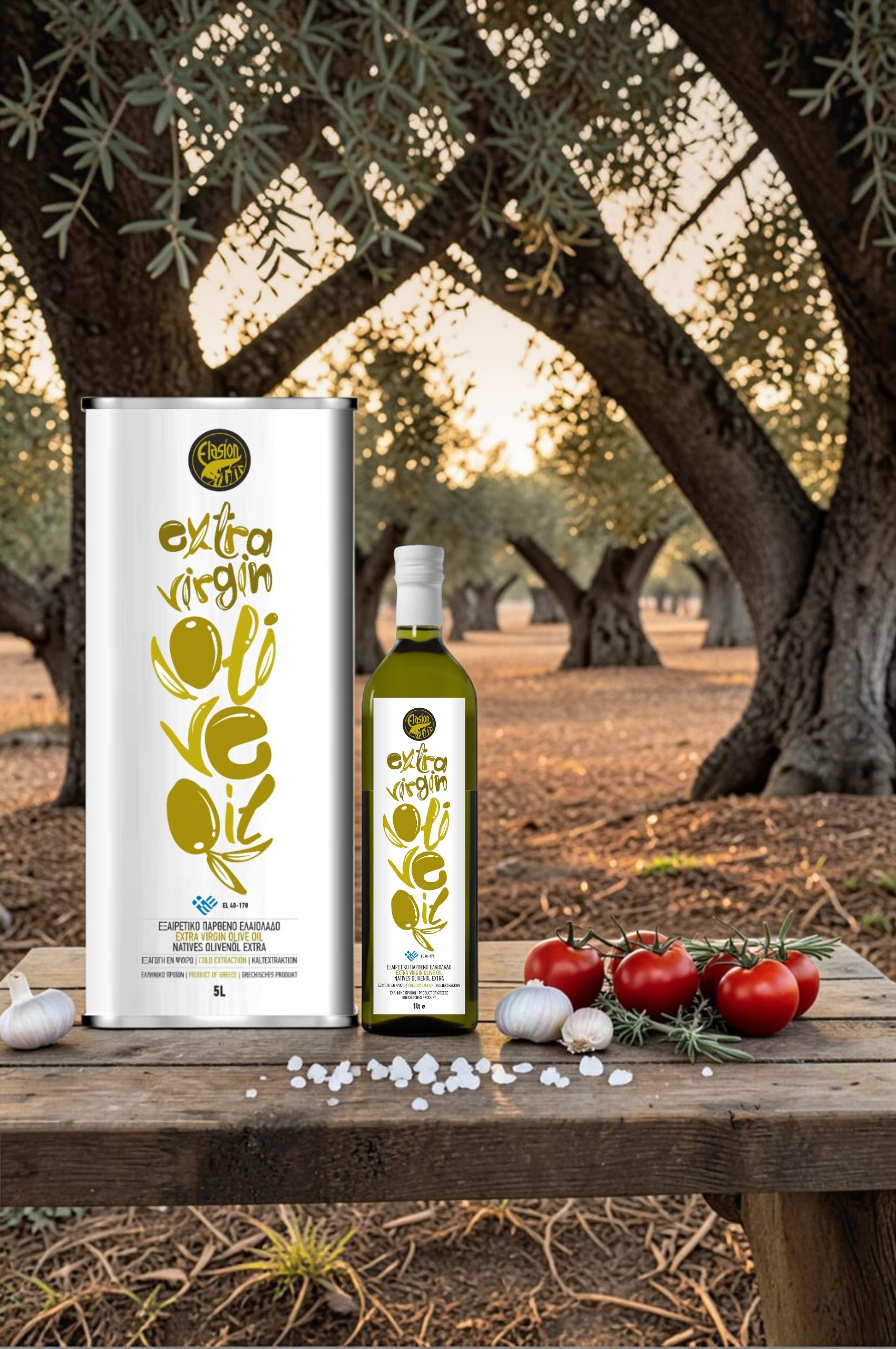 ELASION Extra Virgin Olive Oil from Crete