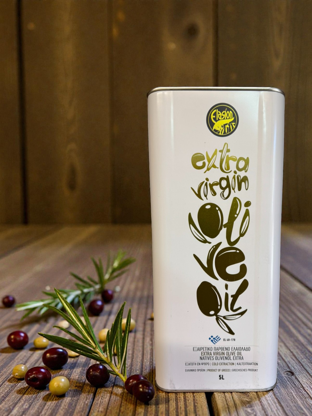 ELASION Extra Virgin Olive Oil 5 litre tin