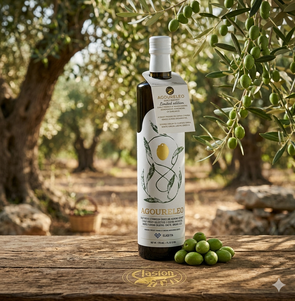 ELASION Agoureleo premium glass bottle